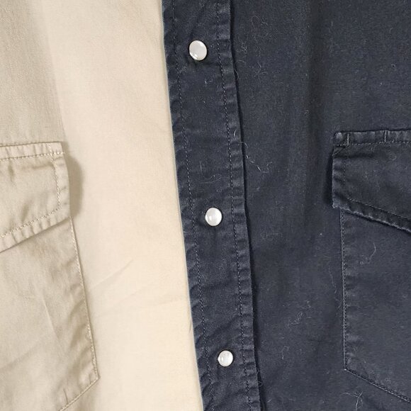 Cumberland Outfitters Colorblock Aztec Embroidered Western Shirt - Picture 2 of 6